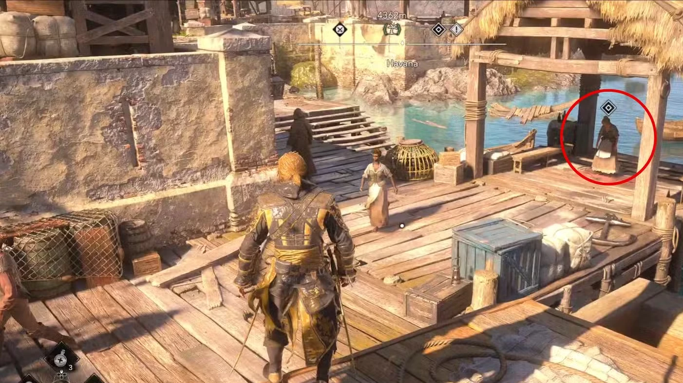 Gold Locket Quest Guide in AC Black Flag Resynced