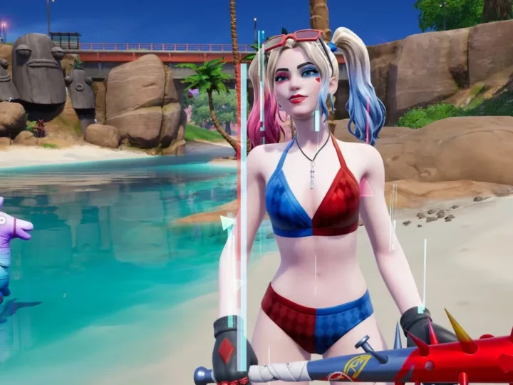 Encontre e vença Harley Quinn no Fortnite para garantir a AR mítica