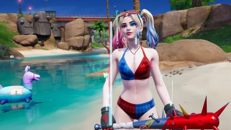 Encontre e vença Harley Quinn no Fortnite para garantir a AR mítica