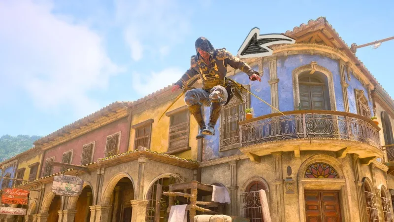 Ative o parkour avançado em Assassin’s Creed Black Flag Resynced