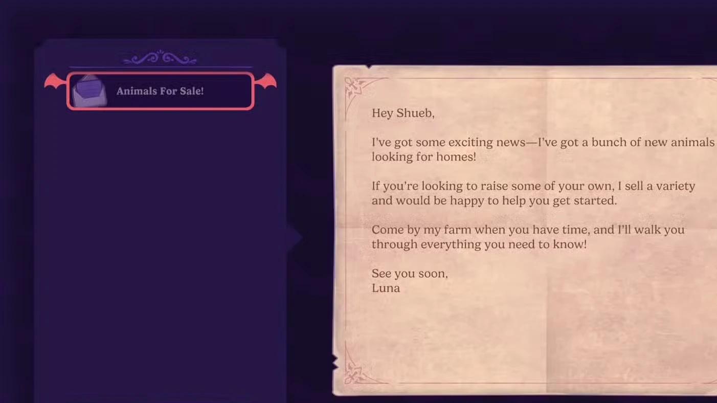 How to Get Farm Animals in Moonlight Peaks