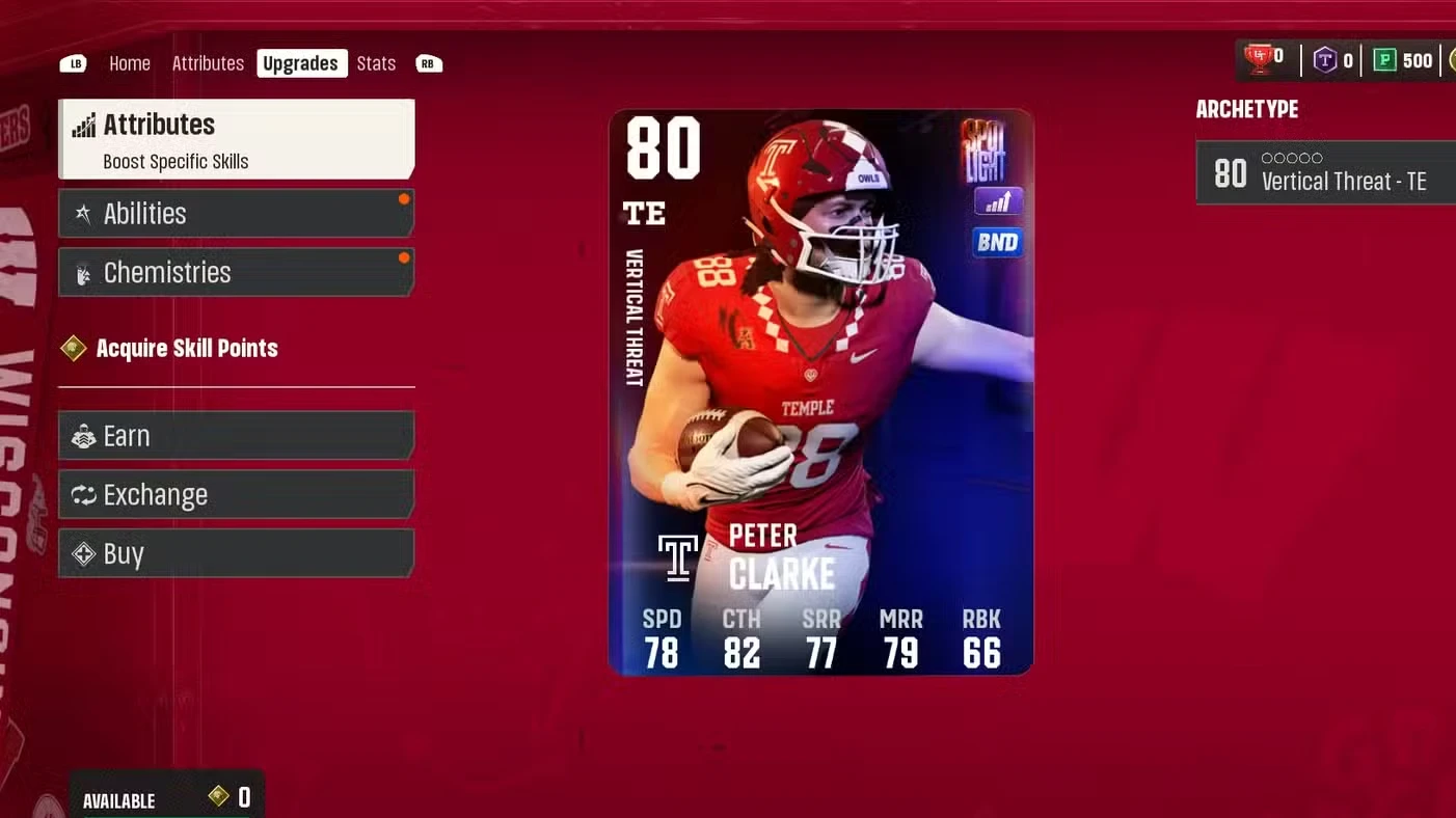 How to Respec Skill Points in College Football 27