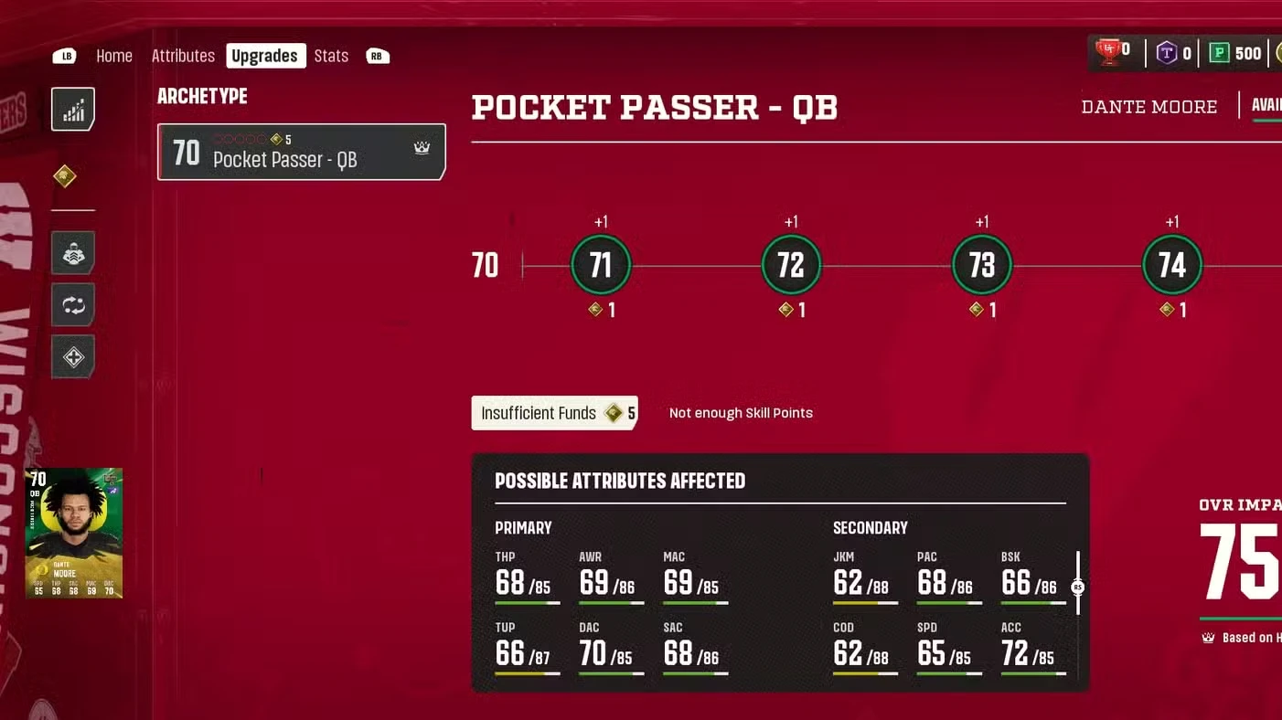 How to Respec Skill Points in College Football 27