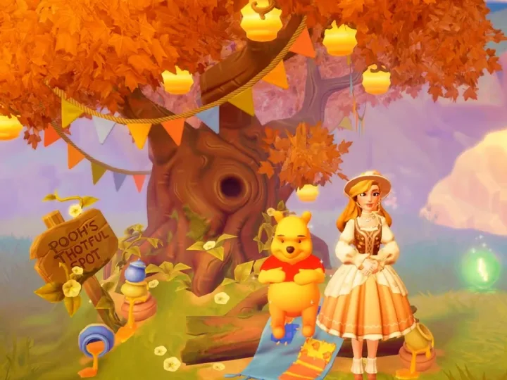 Como liberar sementes de nabo e o Ursinho Pooh em Disney Dreamlight Valley