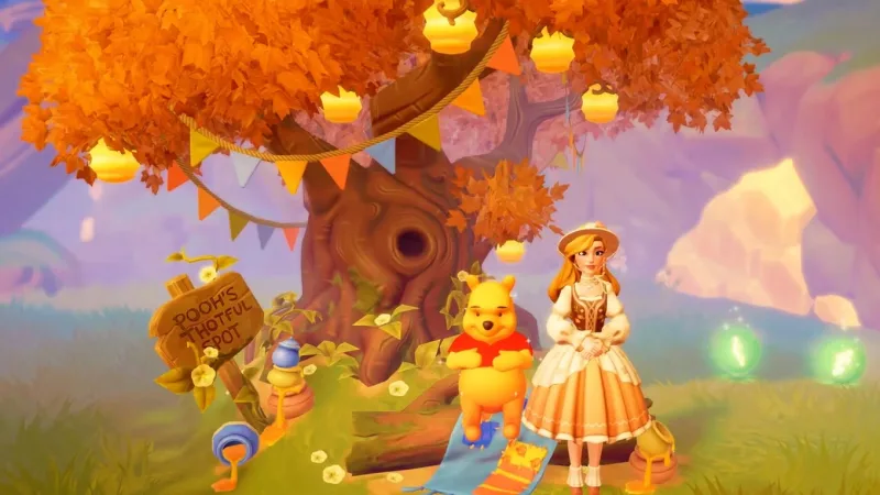 Como liberar sementes de nabo e o Ursinho Pooh em Disney Dreamlight Valley