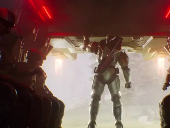 Localização das 3 caveiras e do terminal na missão “Halo” de Halo: Combat Evolved