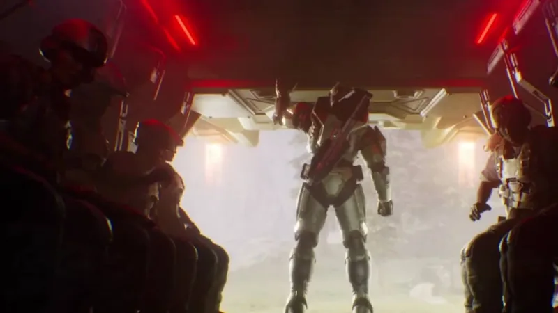 Localização das 3 caveiras e do terminal na missão “Halo” de Halo: Combat Evolved