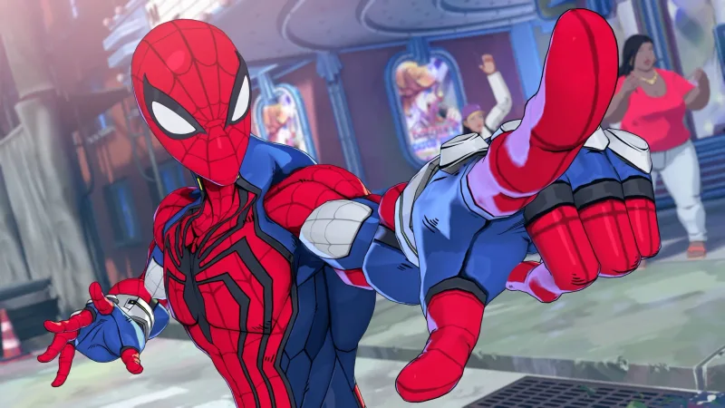 Homem-Aranha em Marvel Tōkon: visão das habilidades e jogabilidade