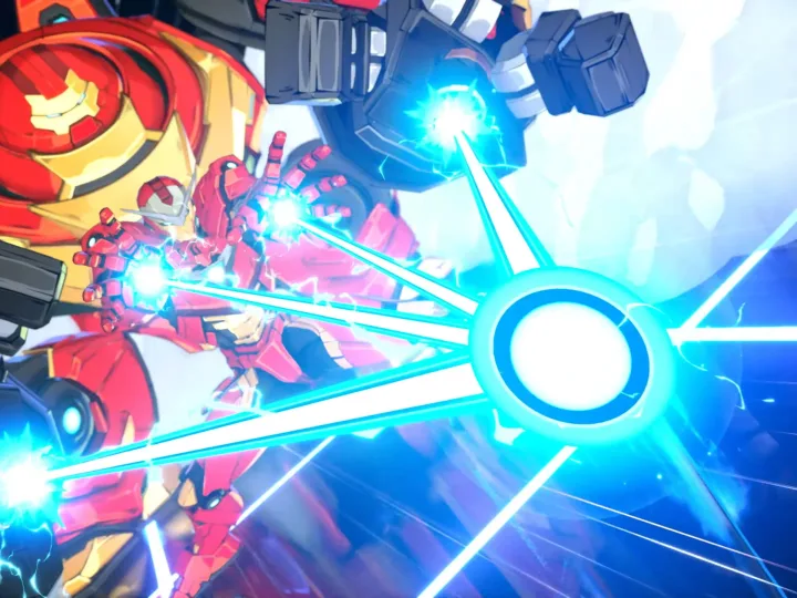 Iron Man em Marvel Tōkon mostra ataques à distância e a armadura Champion Buster