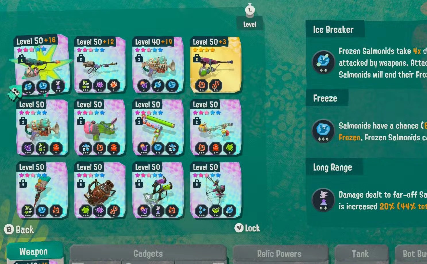 Melhor build de tanque tático em Splatoon Raiders