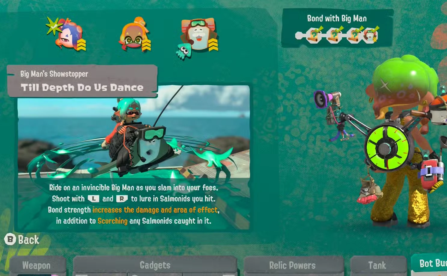 Melhor build de tanque tático em Splatoon Raiders
