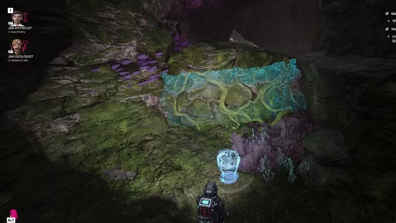 Como perfurar caminhos bloqueados em The Alters Last Variable