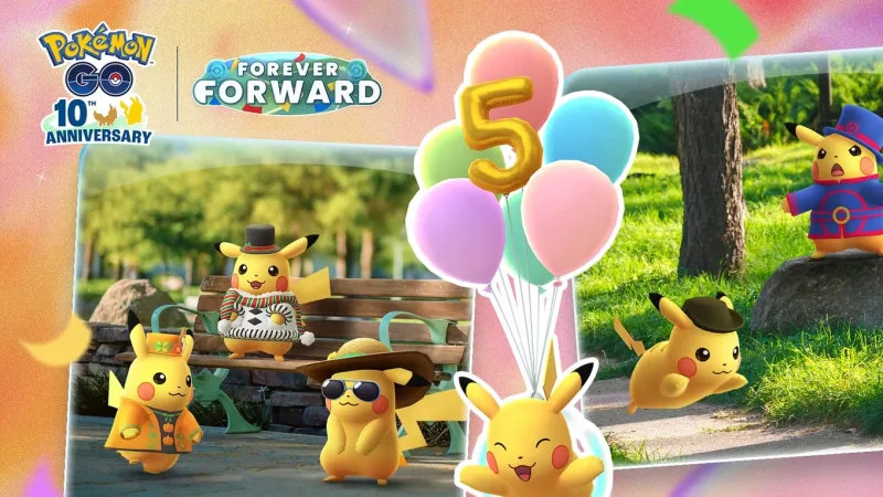 Pikachu: evento de aniversário especial em Pokémon Go (13 a 20 de julho)