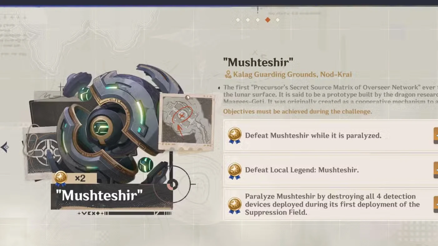 Prism Slime and Mushteshir Locations & Achievements (Frost Moon Local Legends) In Genshin Impact