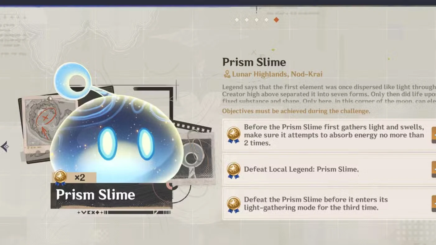 Prism Slime and Mushteshir Locations & Achievements (Frost Moon Local Legends) In Genshin Impact