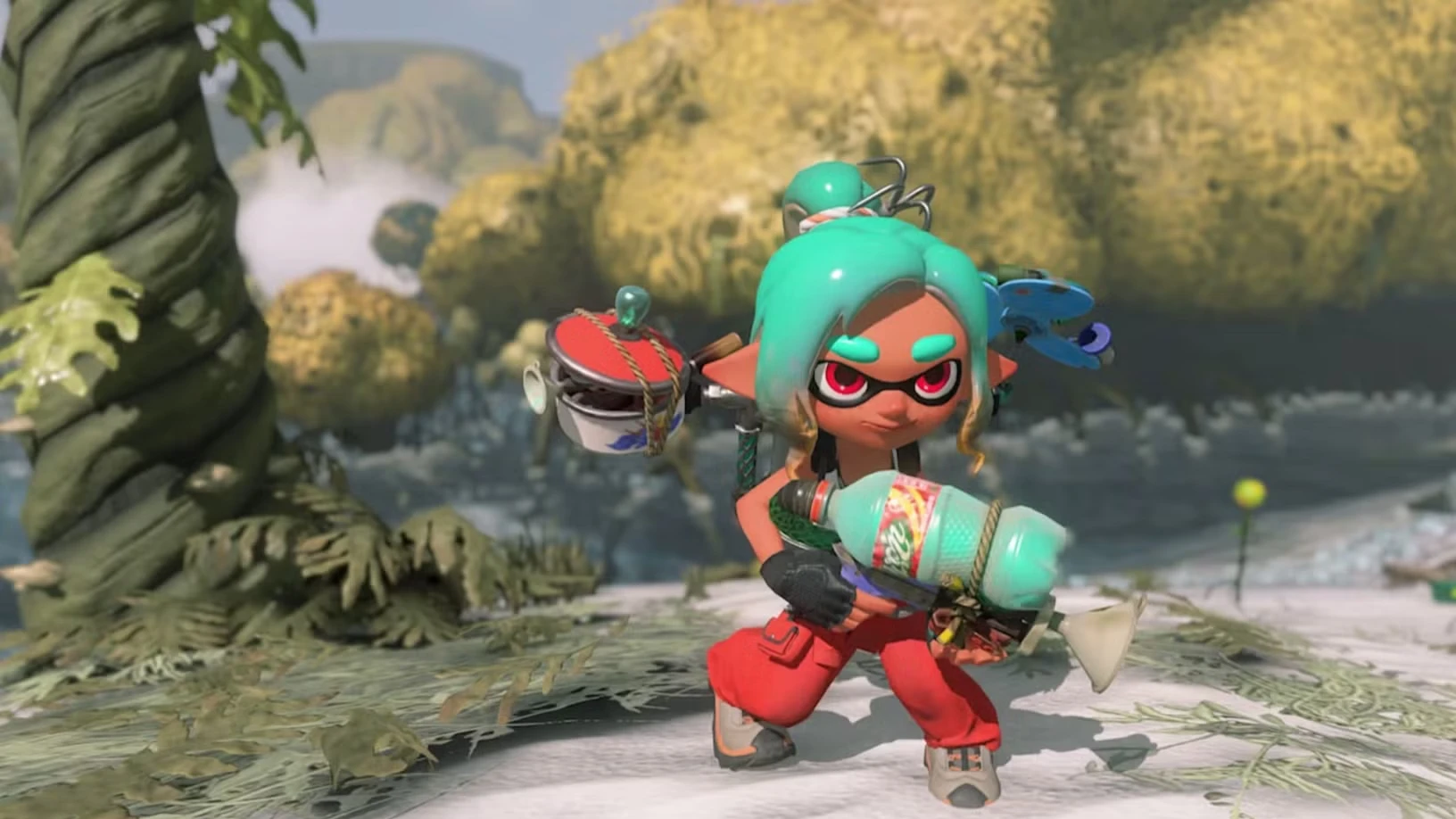 Splatoon Raiders: rota rápida em Awlmun Den