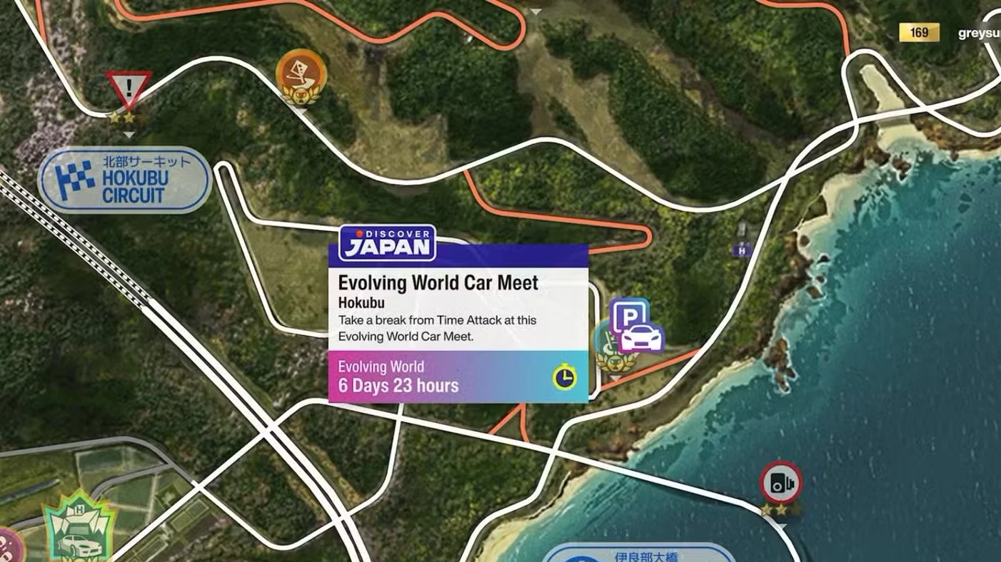 Spring Evolving World Car Meet Location in FH6