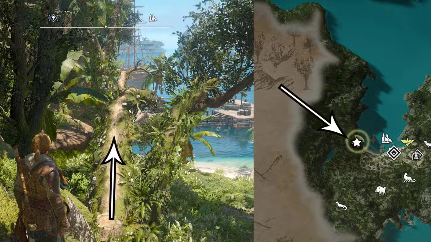 Treasure maps and buried treasure locations in Assassin's Creed Black Flag Resynced