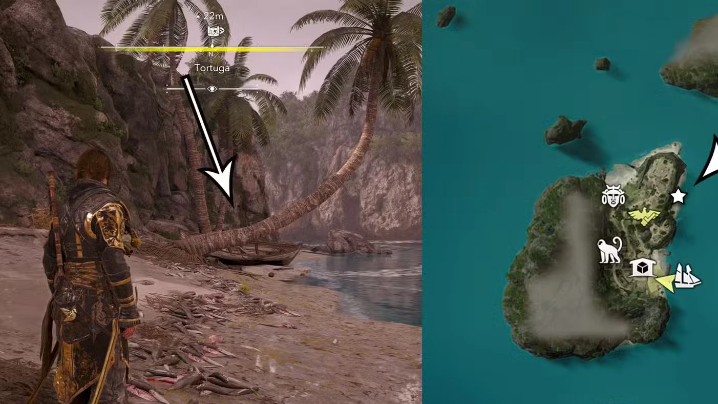 Treasure maps and buried treasure locations in Assassin's Creed Black Flag Resynced