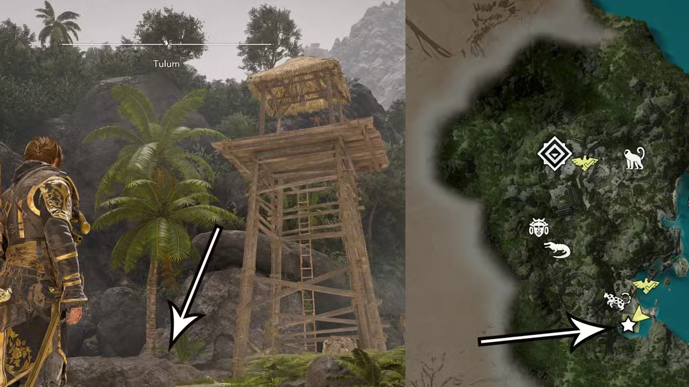 Treasure maps and buried treasure locations in Assassin's Creed Black Flag Resynced