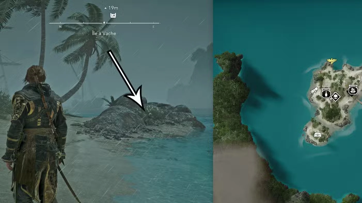 Treasure maps and buried treasure locations in Assassin's Creed Black Flag Resynced