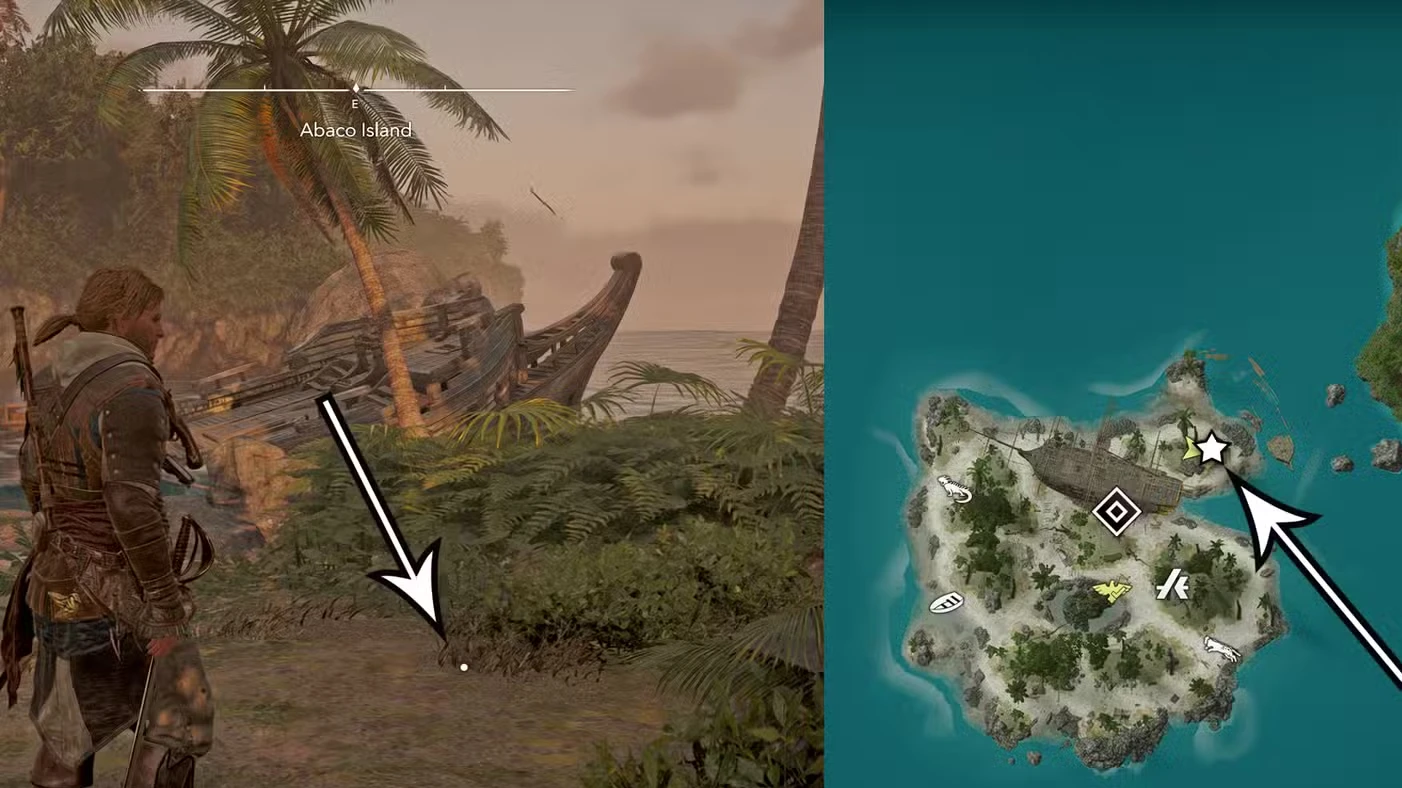 Treasure maps and buried treasure locations in Assassin's Creed Black Flag Resynced