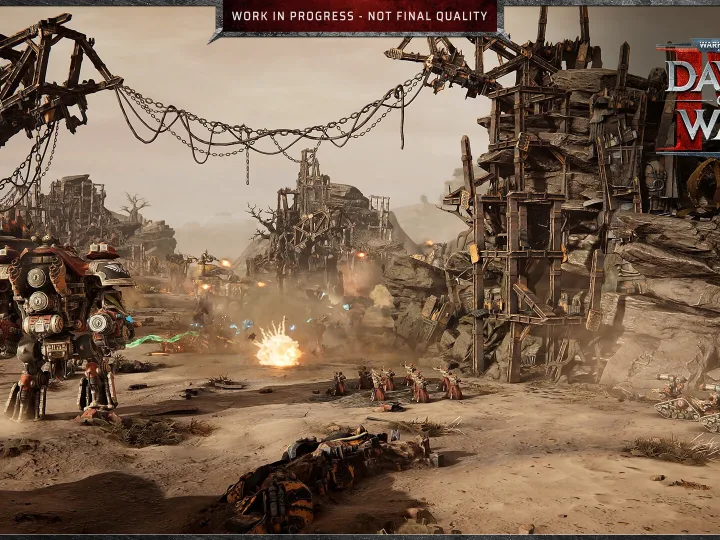 Dawn of War 4 explora multiplayer com Space Marines contra Orks