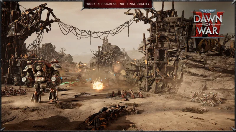 Dawn of War 4 explora multiplayer com Space Marines contra Orks