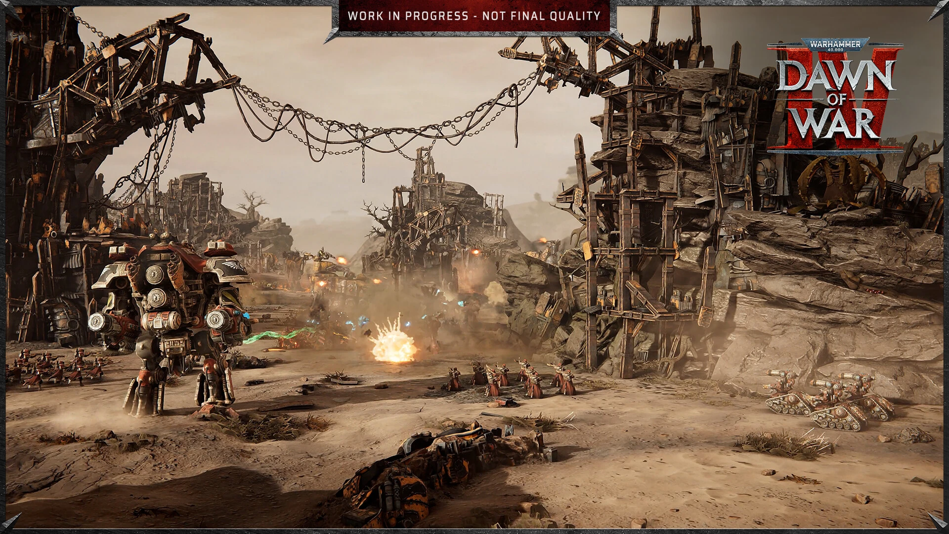 Warhammer 40,000: Dawn of War 4 Drops Deep Dive Into Multiplayer With Space Marines vs. Orks