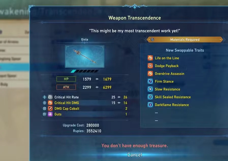 Weapon Transcendence, Explained (Granblue Fantasy: Relink - ER))