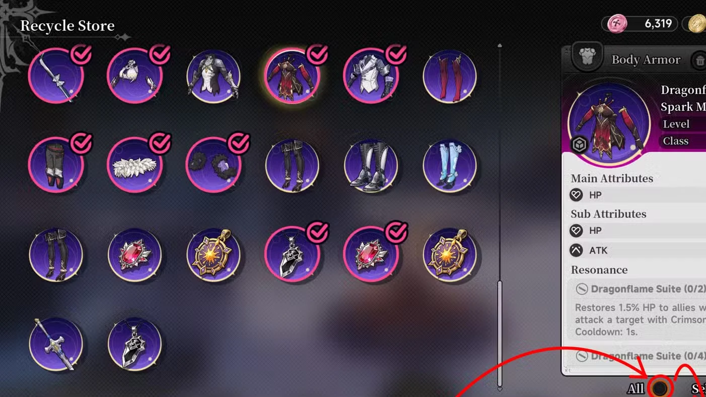 What To Do With Collectibles, Items, & Gear In NTE 999 Nights